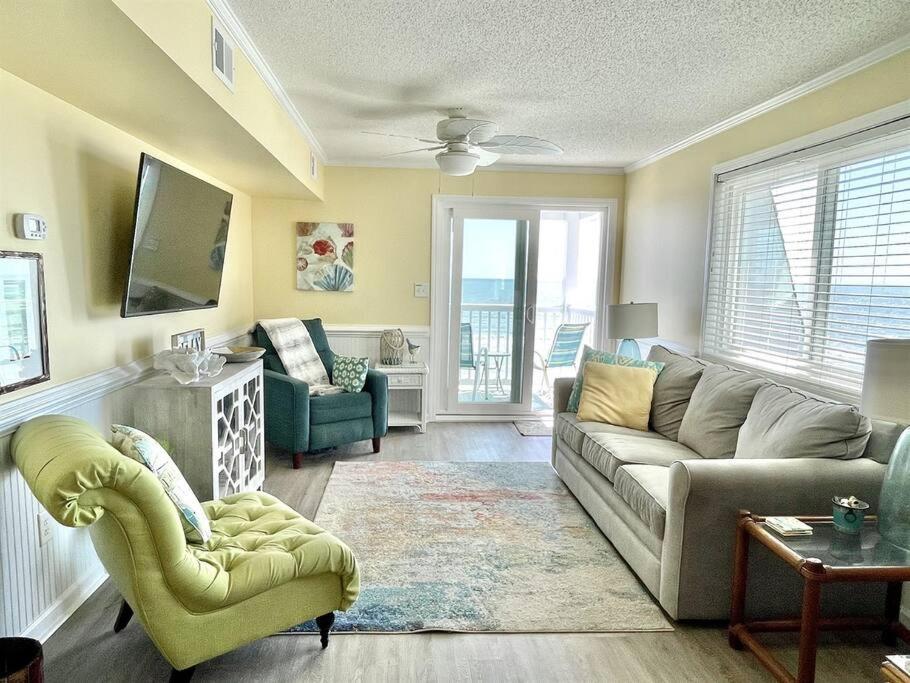 *2Br Oceanfront Retreat*King Ensuite*Pool*Nmb Cherry Grove*Pc4 Myrtle Beach Luaran gambar