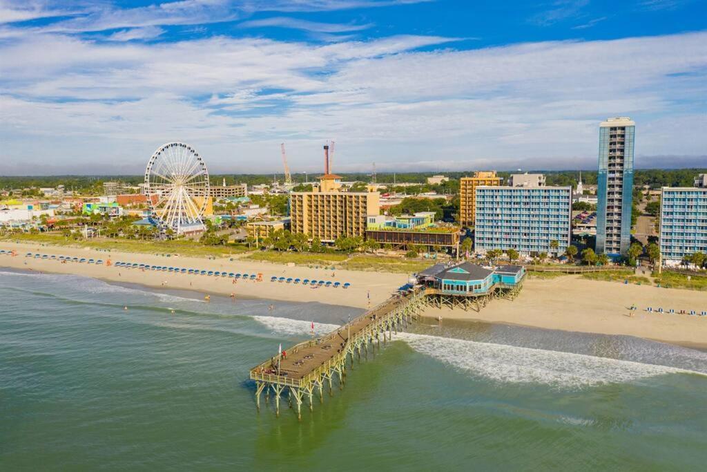 *2Br Oceanfront Retreat*King Ensuite*Pool*Nmb Cherry Grove*Pc4 Myrtle Beach Luaran gambar